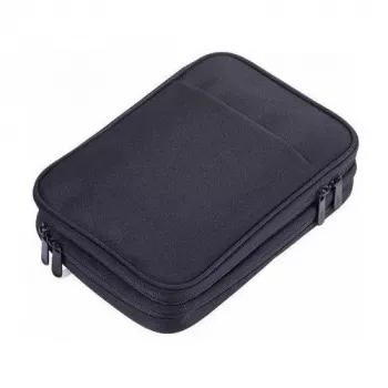TROIKA CONNECTED Bolsa organizadora de cables negra (CBO30/BK)