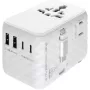 TROIKA Adaptador de viaje universal WORLDWIDE PULL 35 (TRA35/WH)