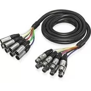 Behringer GMX-300CM cable multicore audio snake de 8 canales 3m (10ft) XLR hembra a XLR macho
