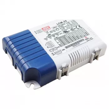 Mean Well LCM-25 Driver LED 25,2W corriente constante 350-1050mA DALI Push Dim