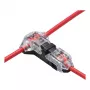 Synergy 21 Conector en Forma de T Easy Connect para Tira LED FLEX de 1 Línea, Rojo