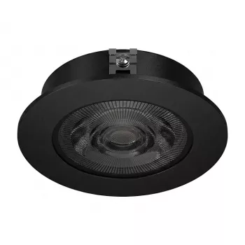 SYNERGY21 Foco LED de techo empotrable Helios negro redondo blanco neutro