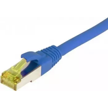 Cable de red RJ45 SYNERGY21, CAT6A 500MHz, 15m, azul, S/FTP, TPE/LSZH (Ultraflex), AWG26, con cable Cat.7