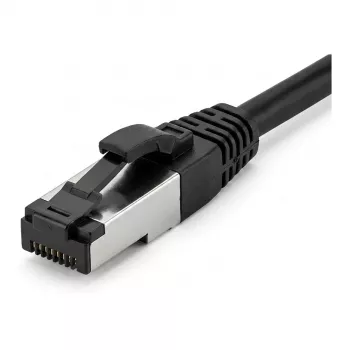 Synergy21 Cable de red RJ45, CAT8.1 2000MHz, 3m, Negro, S-STP (S/FTP), TPE/LSZH (SuperFlex), AWG26