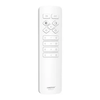 Miboxer Synergy 21 mando a distancia LED 2,4 GHz 4 zonas Dual White CCT para MiLight/MiBoxer (blanco)