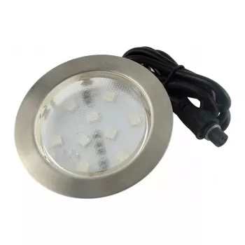 SYNERGY21 Foco LED empotrable en suelo ARGOS Redondo RGB IP67 3W 100lm 30° Acero inoxidable