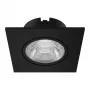 SYNERGY21 foco LED de techo empotrable Helios negro - cuadrado + orientable - blanco neutro 4000K 5W 400lm