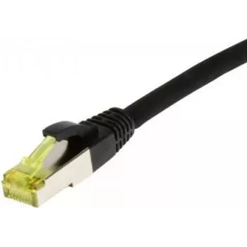 Cable de parcheo RJ45 SYNERGY21, CAT6A 500MHz, 15m, Negro, S/FTP, TPE/LSZH (Ultraflex), AWG26, con cable bruto Cat.7