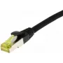 Cable de parcheo RJ45 SYNERGY21, CAT6A 500MHz, 15m, Negro, S/FTP, TPE/LSZH (Ultraflex), AWG26, con cable bruto Cat.7