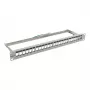Synergy 21 Panel de parcheo Keystone de 19 pulgadas 24 puertos 1U sin equipar gris claro 94 mm de profundidad