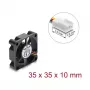 Ventilador axial Delock 5 V DC, 35 x 35 x 10 mm negro