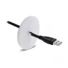 Delock pasacables de silicona redondo Ø 65 mm para montaje en pared / mesa blanco