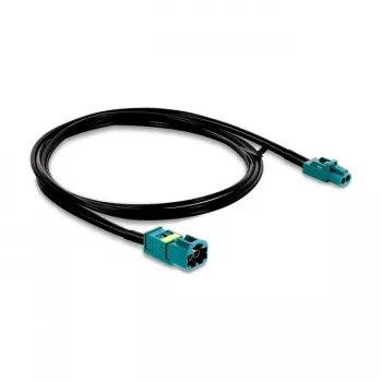Delock cable Mini FAKRA Z Dual hembra a FAKRA Z Dual macho 0,5 m