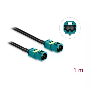Delock cable Mini FAKRA Z conector macho dual a conector macho FAKRA Z dual, 0,2 m