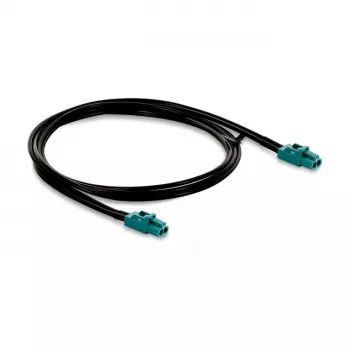 Delock cable Mini FAKRA Z conector hembra dual a conector hembra FAKRA Z dual 1 m