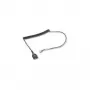 EPOS Sennheiser Cable alargador para auriculares CSTD 01 - EasyDisconnect - 1 m (Negro)