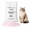Diamentiq Baby Powder Arena para gatos de silicona no aglomerante, 30 l