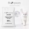 Diamentiq Baby Powder Arena para gatos de silicona no aglomerante, 30 l