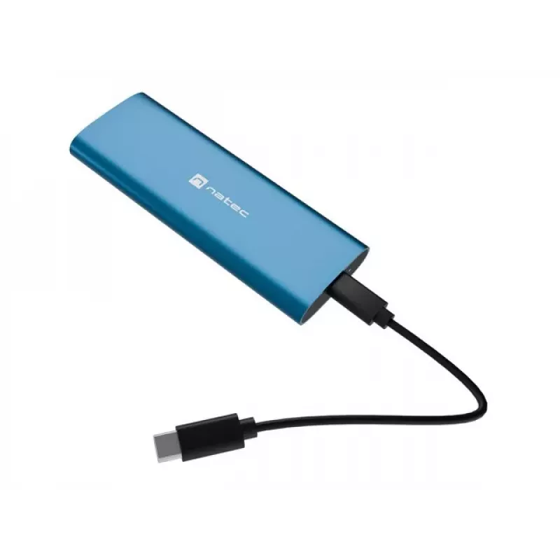 NATEC RHINO M.2 NVMe Lite Carcasa externa para SSD USB-C 3.2 Gen 2 Horizon Blue