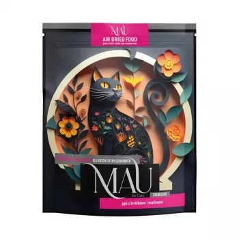 DNT MAU Ganso con conejo y frambuesas - Comida seca para gatos esterilizados 700g