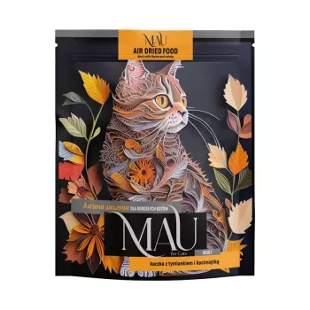 DNT MAU Pato con tomillo y hierba gatera - Comida seca para gatos adultos 700g