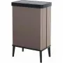 Curver Verto papelera con pedal alta 54L rosa perla
