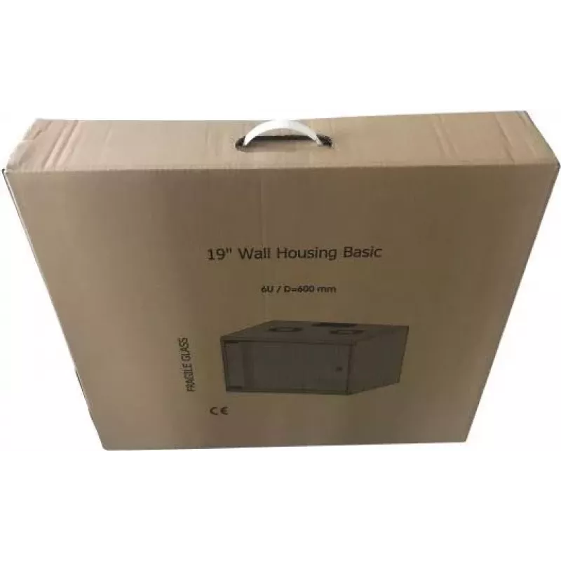 EFB Elektronik Armario de red de pared 19 pulgadas 15U Basic, profundidad 600 mm, de una pieza, Flat Pack, RAL 9010 (Blanco puro)