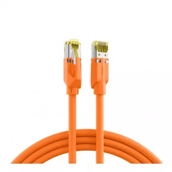 EFB Cable de parcheo RJ45 Cat.6A S/FTP LSZH Draka UC900 TM31 naranja 0,25m