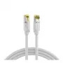 EFB-Elektronik Cable de parcheo RJ45 Cat.6A S/FTP LSZH Draka UC900 TM31 blanco 0,15m