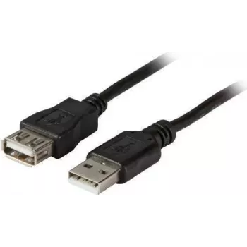 EFB-Elektronik Cable alargador USB 2.0 A-A conector macho a conector hembra 0,5m negro Classic