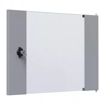 EFB Elektronik Puerta de cristal para caja de pared X-Rack 9U gris RAL 7035 (WGX-TUR09GR.G)
