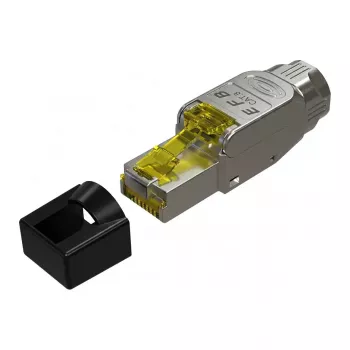 EFB Conector RJ45 STP Cat.8.1 conector de bayoneta montaje en campo (89062.1)