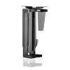 LogiLink EO0030 soporte de PC giratorio bajo el escritorio con liberación rápida, negro, máx. 10 kg