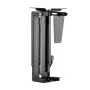 LogiLink EO0030 soporte de PC giratorio bajo el escritorio con liberación rápida, negro, máx. 10 kg