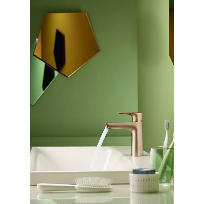 HG TALIS E 110 Grifo de lavabo bronce cepillado