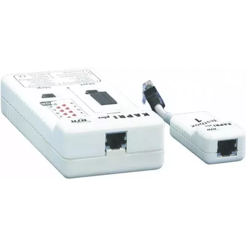 METZ CONNECT KAPRI Plus Comprobador de cables y conexiones con caja de prueba 1 - Comprobador de cables de red e ISDN (130670-E)