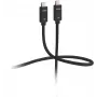 ShiverPeaks Flexline FL31-77155 Cable Thunderbolt 4 - conector macho USB-C a conector macho USB-C - 1,5 m - negro - contactos dorados - 40 Gbit/s