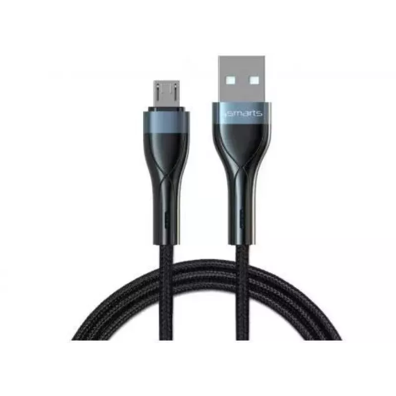 4SMARTS Cable USB-A a Micro-USB PremiumCord 10W 1m, Negro