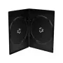 MEDIARANGE BOX14-7-100 pack de cajas Slimline para doble disco - 100 unidades - negro - 7 mm - plástico
