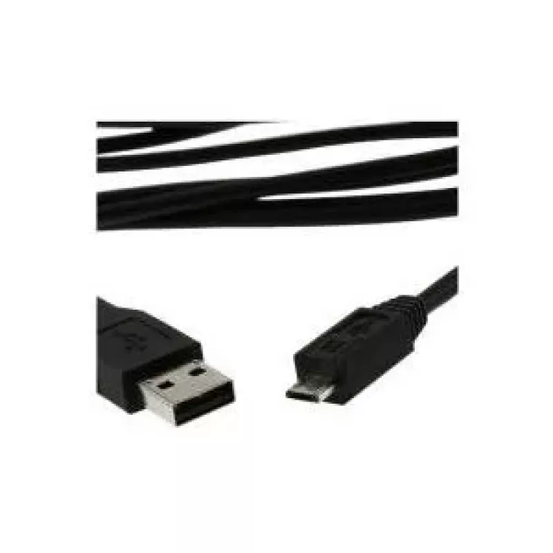 LogiLink Cable USB 2.0 - conector macho USB Type-A a conector macho Micro-USB Type-B - 1,8 m - negro