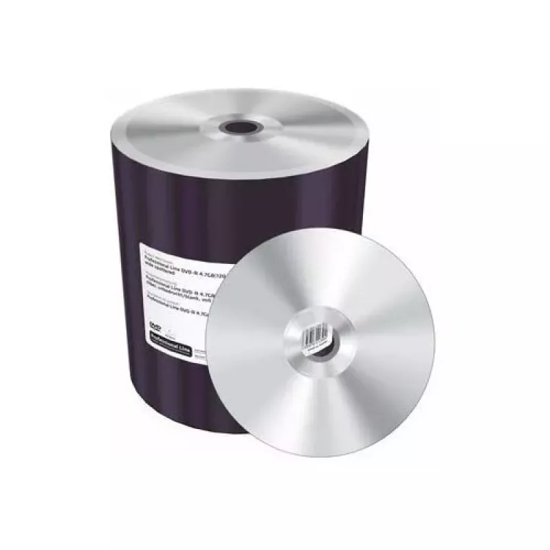MEDIARANGE MRPL608-C DVD-R 4,7 GB 16x imprimible por inyección de tinta blanco 100 discos tarrina