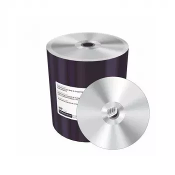 MEDIARANGE MRPL608-C DVD-R 4,7 GB 16x imprimible por inyección de tinta blanco 100 discos tarrina