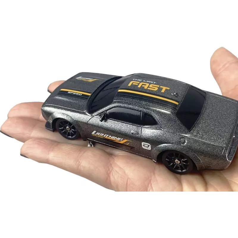 Amewi Drift Sport Muscle Car con giroscopio 4WD 1:43 RTR gris 6+ (21137)