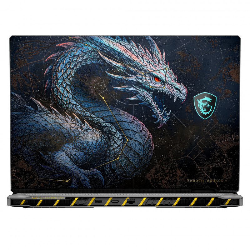 MSI Titan 18 HX Dragon Edition Draco Epic A2WJ-1064FR Portátil gaming, 18 pulgadas UHD+ Mini LED 240Hz, Intel Core Ultra 9 290HX Plus, 96GB DDR5, 4TB SSD, GeForce RTX 5090 24GB, Windows 11 Pro, teclado francés AZERTY