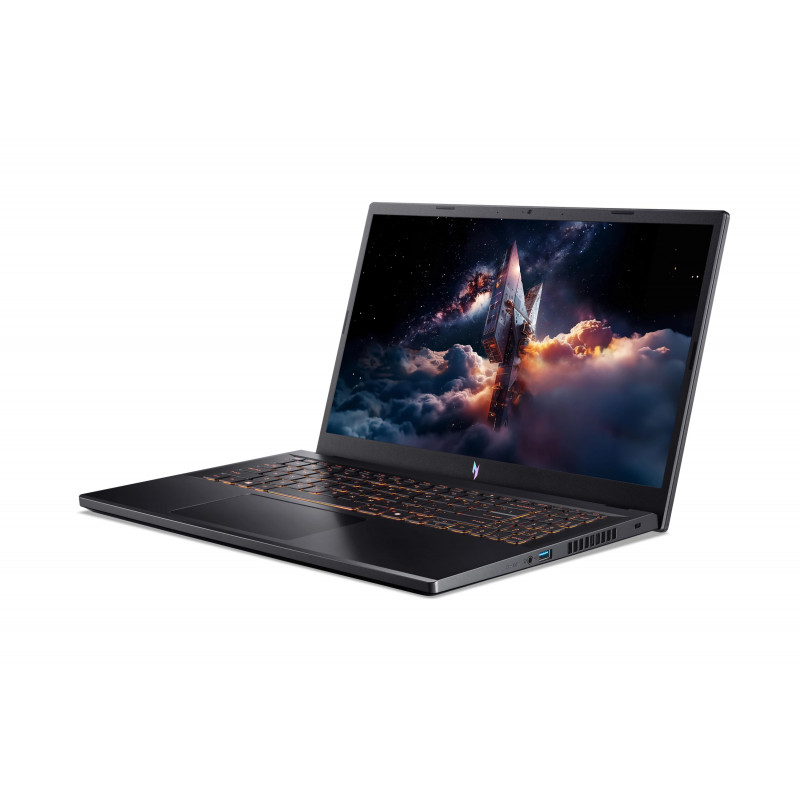 Acer Nitro V 15 AI Portátil Gaming - AMD Ryzen 7 7445HS, 15,6 inch Full HD 144Hz, 16GB DDR5, 512GB SSD, NVIDIA GeForce RTX 3050, Windows 11 Home, Obsidian Black