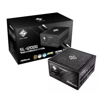 Fuente de alimentación ASRock Steel Legend SL-1200P 1200W ATX 80+ Platinum totalmente modular