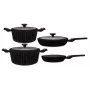 Set de utensilios de cocina 7 piezas con tapas de silicona BR-1520