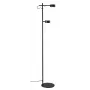 Luca Lámpara LED de suelo, 2x4W, Negro