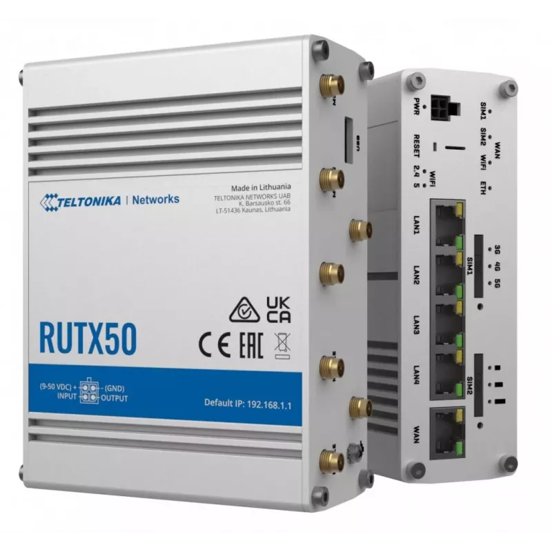Teltonika RUTX50 router industrial 5G