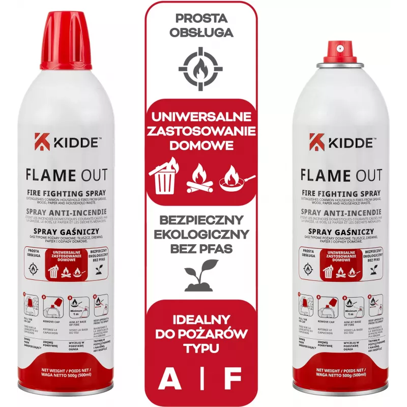 Kidde KFS-500 Flame Out spray extintor 500 ml